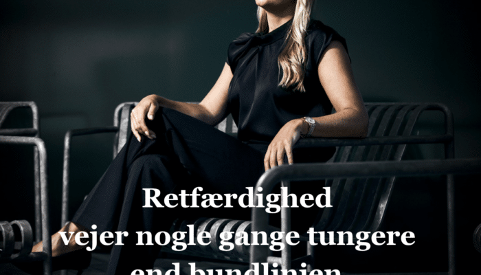 Når retfærdighed vejer tungere end bundlinjen